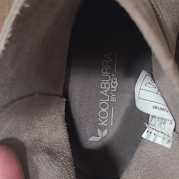 Koolaburra by UGG Skyller Ankle Low Beige Tie Back Bootie Women's sz 7 - Picture 10 of 11